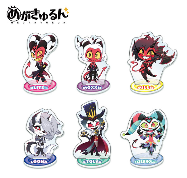Infolens HELLUVA BOSS Megakyurun Trading Acrylic Stand 6Pack BOX Bild 1