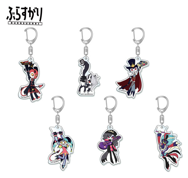 Infolens HELLUVA BOSS Burasugari Trading Acrylic Keychain 6Pack BOX
