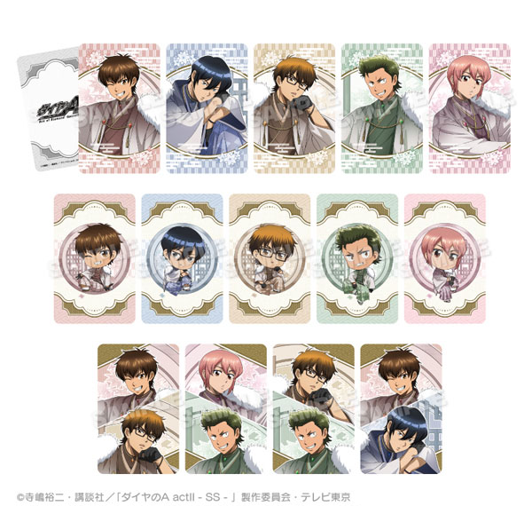 Stella Notes TV Anime "Ace of Diamond act II -Second Season-" Trading Hologram Card Round Window ver. 14Pack BOX รูปภาพ 1