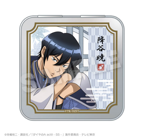 Stella Notes TV Anime "Ace of Diamond act II -Second Season-" Collection Tin Case Round Window ver. Satoru Furuya