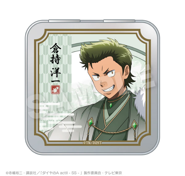 Stella Notes TV Anime "Ace of Diamond act II -Second Season-" Collection Tin Case Round Window ver. Yoichi Kuramochi รูปภาพ 1