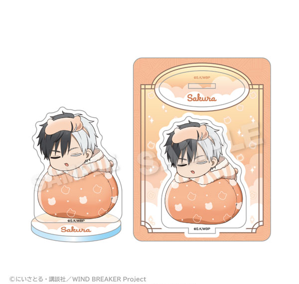 Stella Notes WIND BREAKER Acrylic Mascot Fuwamin ver. vol.2 Haruka Sakura Bild 1