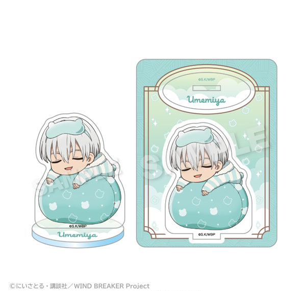 Stella Notes WIND BREAKER Acrylic Mascot Fuwamin ver. vol.2 Hajime Umemiya รูปภาพ 1