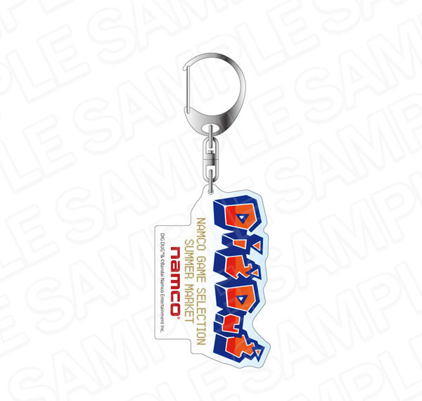 Contents Seed Namco Game Selection Summer Market Hologram Acrylic Keychain DIGDUG