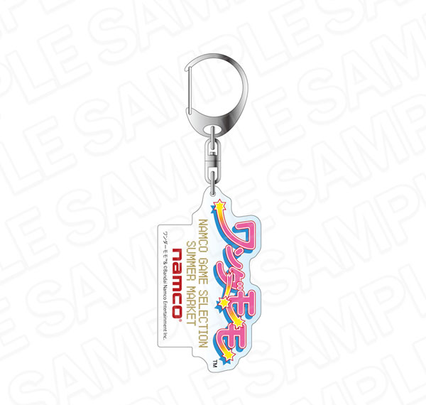 Contents Seed Namco Game Selection Summer Market Hologram Acrylic Keychain Wonder Momo Bild 1