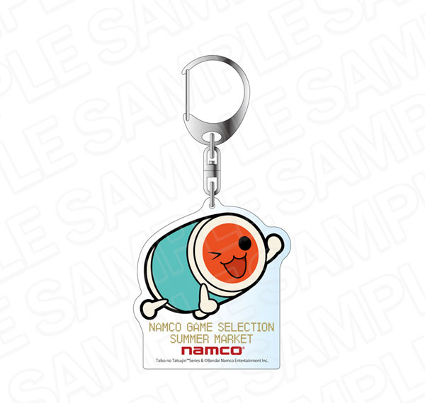 Contents Seed Namco Game Selection Summer Market Acrylic Keychain Taiko no Tatsujin รูปภาพ 1