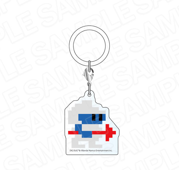 Contents Seed Namco Game Selection Summer Market Marking Acrylic Charm DIGDUG