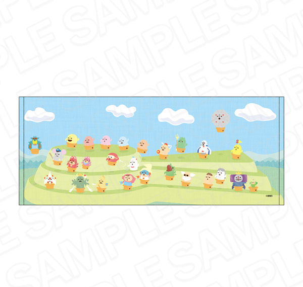 Contents Seed Namco Game Selection Summer Market Face Towel รูปภาพ 1