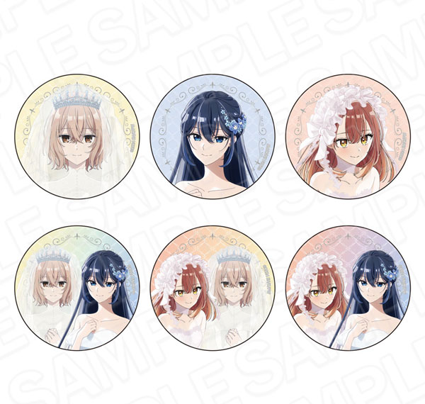 Contents Seed TV Anime "This Monster Wants to Eat Me" Tin Badge (Random) Wedding Dress ver. 6 Item Set Bild 1