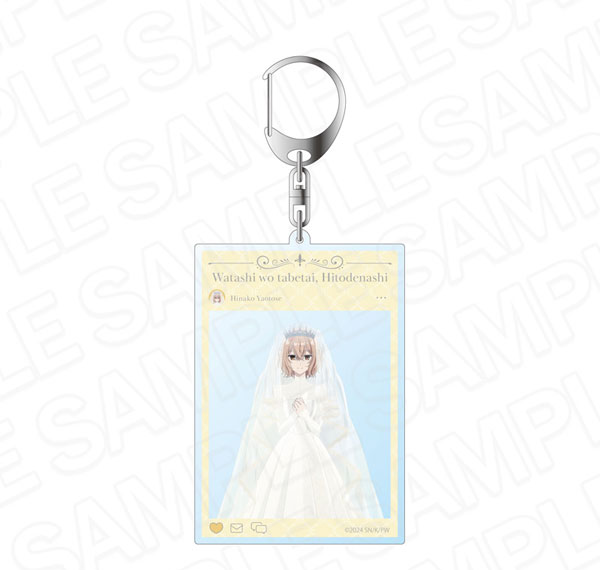 Contents Seed TV Anime "This Monster Wants to Eat Me" SNS Style Acrylic Keychain Hinako Wedding Dress ver. Bild 1