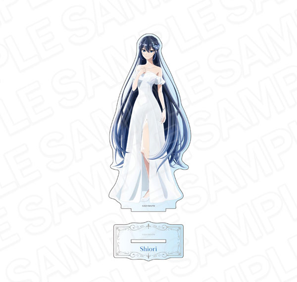 Contents Seed TV Anime "This Monster Wants to Eat Me" Deka Acrylic Stand Shiori Wedding Dress ver. รูปภาพ 1