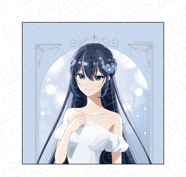 Contents Seed TV Anime "This Monster Wants to Eat Me" Microfiber Cloth Shiori Wedding Dress ver.