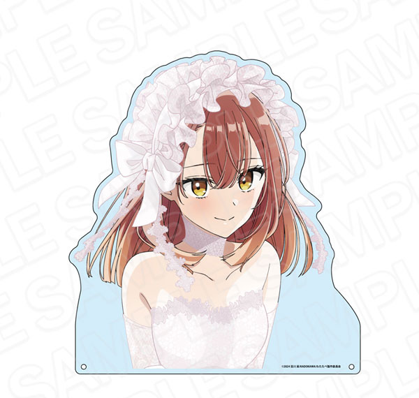 Contents Seed TV Anime "This Monster Wants to Eat Me" Jumbo Diecut Acrylic Board Miko Wedding Dress ver.