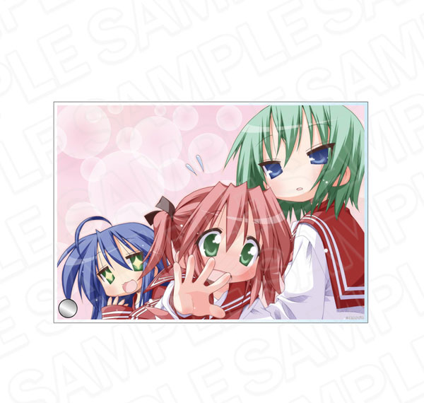 Contents Seed Lucky Star Mini Acrylic Art Konata & Minami & Yutaka Bild 1