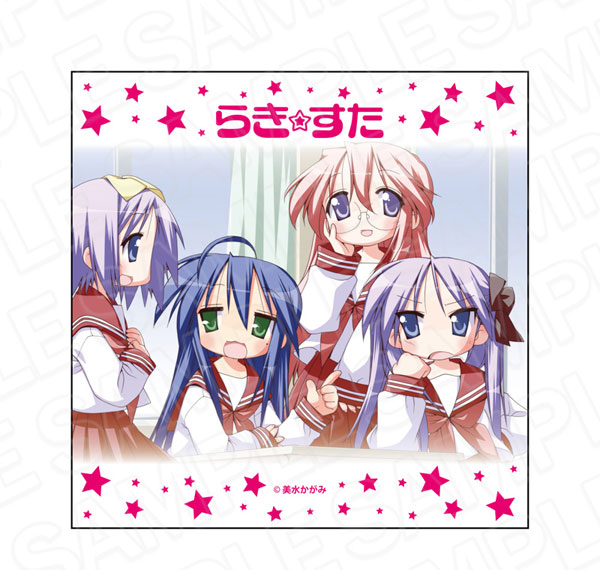 Contents Seed Lucky Star Microfiber Cloth Konata & Tsukasa & Kagami & Miyuki รูปภาพ 1