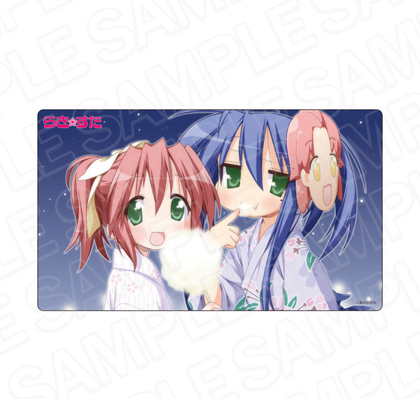 Contents Seed Lucky Star Rubber Desk Mat Konata & Yutaka