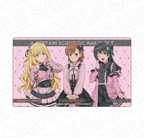 Contents Seed TV Anime "Toaru Kagaku no Railgun T" Rubber Desk Mat Subculture Fashion ver. รูปภาพ 1