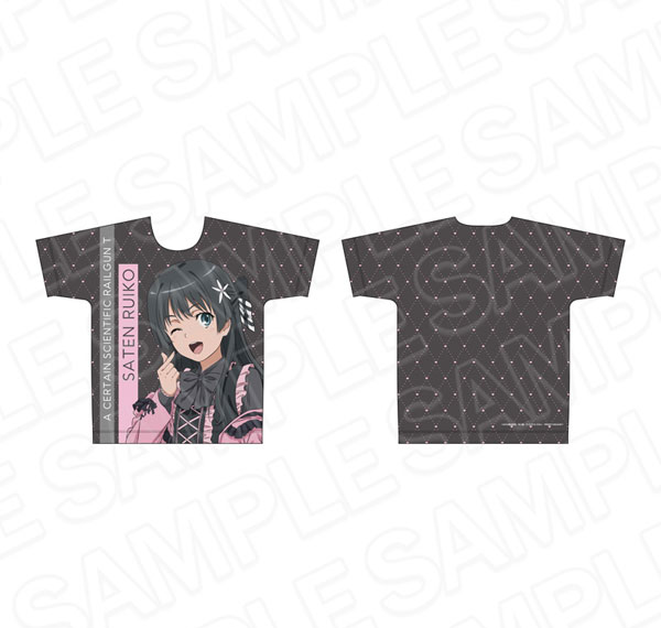 Contents Seed TV Anime "Toaru Kagaku no Railgun T" Full Graphic T-shirt Ruiko Saten Subculture Fashion ver. Bild 1