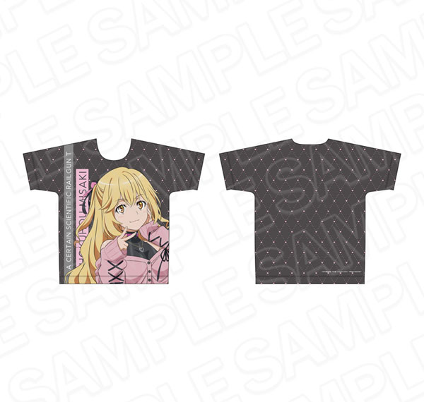 Contents Seed TV Anime "Toaru Kagaku no Railgun T" Full Graphic T-shirt Misaki Shokuhou Subculture Fashion ver. Bild 1