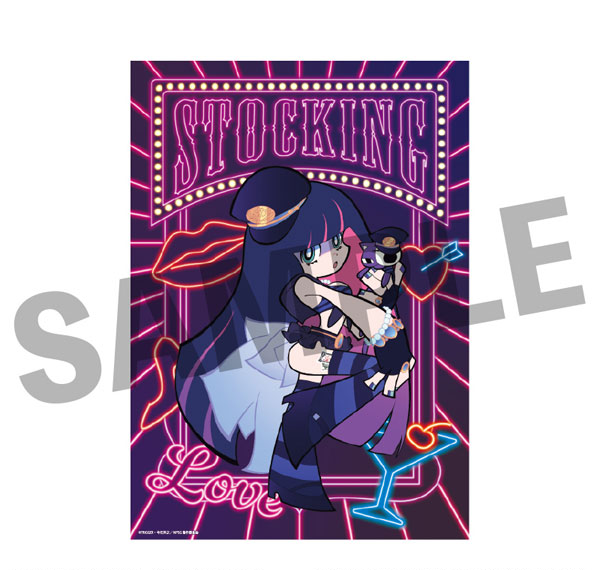DMM.com "New PANTY & STOCKING with GARTERBELT" Clear Poster Stocking