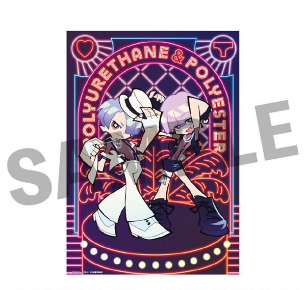 DMM.com "New PANTY & STOCKING with GARTERBELT" Clear Poster Polyester & Polyurethane