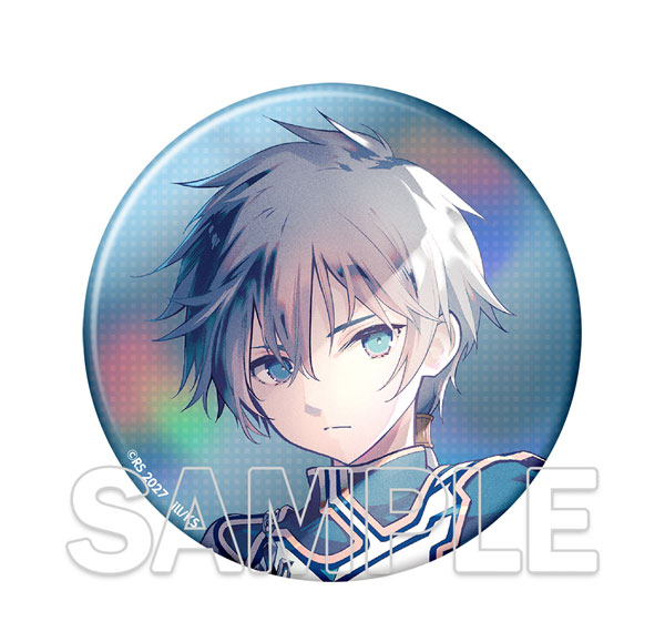 KADOKAWA Wizard's Brain 25th Anniversary Big Holographic Tin Badge - Dual No. 33