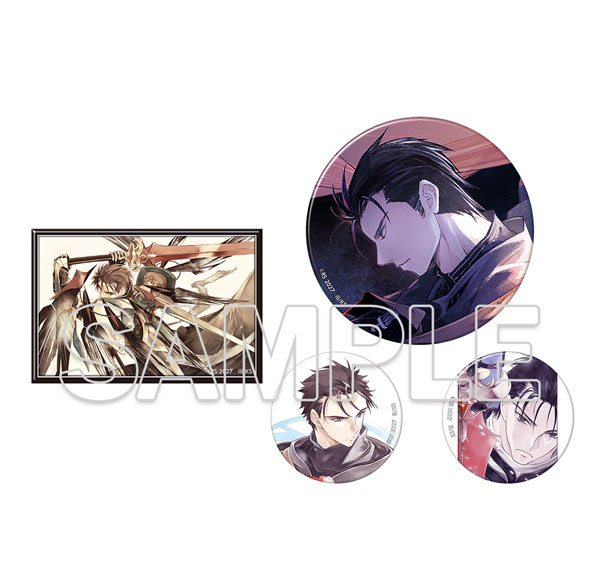KADOKAWA Wizard's Brain 25th Anniversary Tin Badge Set - Yuichi Kurosawa