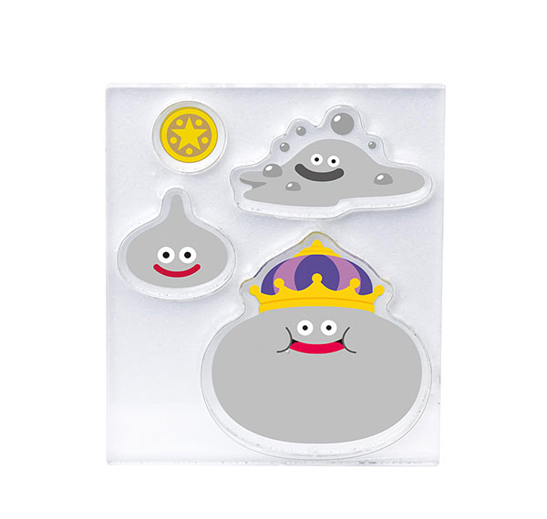 Square Enix Dragon Quest Stationery Store Diecut Acrylic Sticker Metal-kei Monster รูปภาพ 1