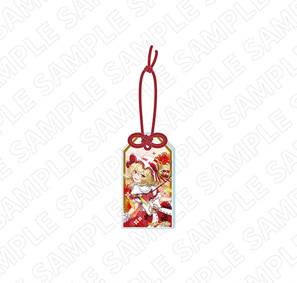 TOKYOGETS CharaDitional Toy Touhou Project Amulet Foil Acrylic Charm (Flandre Scarlet) imagen 1