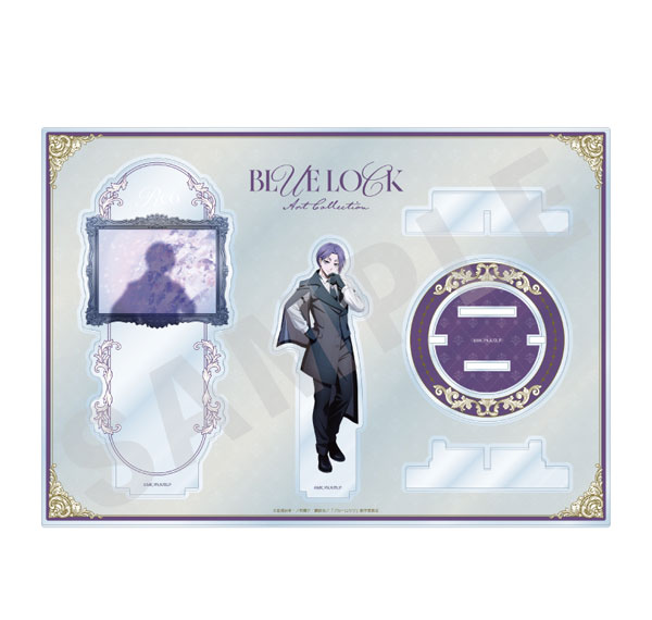 coly TV Anime "Bluelock" Acrylic Stand w/Background Art Collection ver. (Reo Mikage) Bild 1