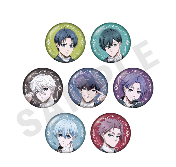 coly TV Anime "Bluelock" Trading Foil Tin Badge Art Collection ver. 7Pack BOX