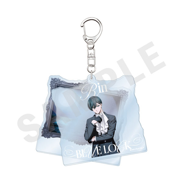 coly TV Anime "Bluelock" Slide Acrylic Keychain Art Collection ver. (Rin Itoshi) Bild 1
