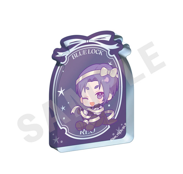coly TV Anime "Bluelock" Mini Chara Ribbon Series Mini Acrylic Block (Reo Mikage)