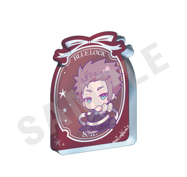 coly TV Anime "Bluelock" Mini Chara Ribbon Series Mini Acrylic Block (Sae Itoshi) รูปภาพ 1