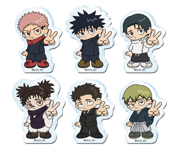 Ensky TV Anime "Jujutsu Kaisen" Acrylic Sticker The Culling Game 6Pack BOX Bild 1