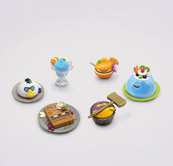 Square Enix Dragon Quest Miniature Sweet Figure Collection Slime Cafe 6Pack BOX