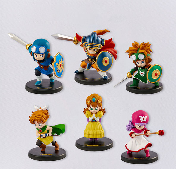 Square Enix Dragon Quest Miniature Figure Collection 6Pack BOX
