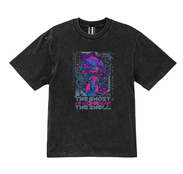 AIR TWOKYO "Ghost in the Shell" Cyber Graphic T-shirt 1 (Activate) XXL Fade Black รูปภาพ 1