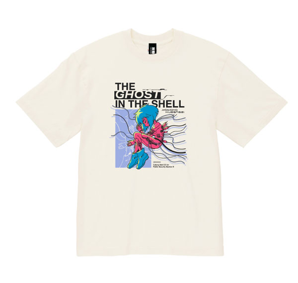 AIR TWOKYO "Ghost in the Shell" Cyber Graphic T-shirt 3 (Motoko Kusanagi) XXL Fade White Bild 1