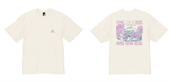 AIR TWOKYO "Ghost in the Shell" Cyber Graphic T-shirt 4 (24-hour Surveillance of Cherry Blossoms) XL Fade White รูปภาพ 1