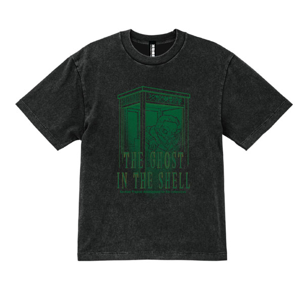 AIR TWOKYO "Ghost in the Shell" Cyber Graphic T-shirt 7 (Batou) S Fade Black