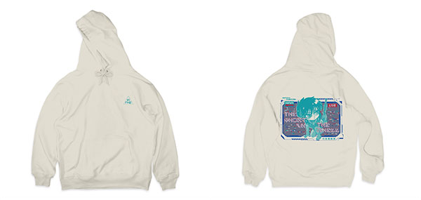 AIR TWOKYO "Ghost in the Shell" Cyber Graphic Hoodie 2 (News) XL Vintage Natural