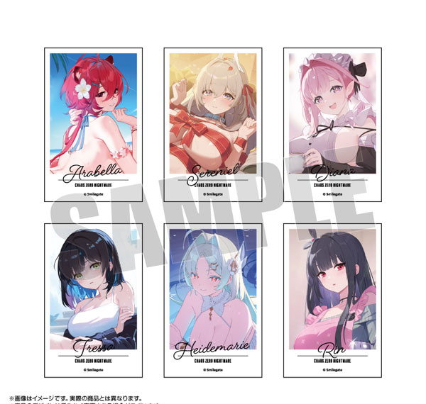 Chaos Zero Nightmare Trading Instant Photo Style Card 1 6Card BOX Bild 1