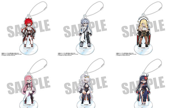 Chaos Zero Nightmare Trading Chibi Acrylic Stand Keychain 1 6Pack BOX