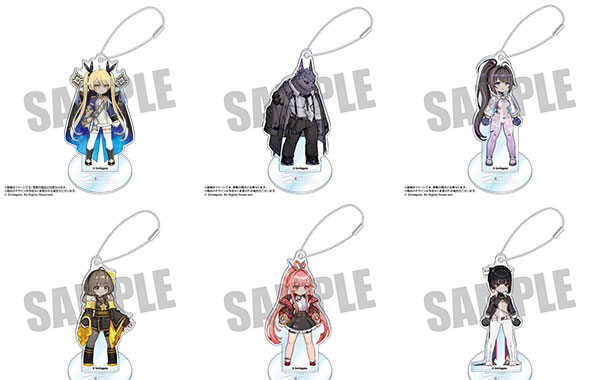 Chaos Zero Nightmare Trading Chibi Acrylic Stand Keychain 3 6Pack BOX
