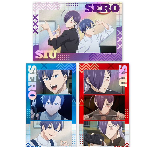 Diomedea Goumon Baito-kun no Nichijou Thumbnail Shiny Sticker Set Sero & Siu รูปภาพ 1