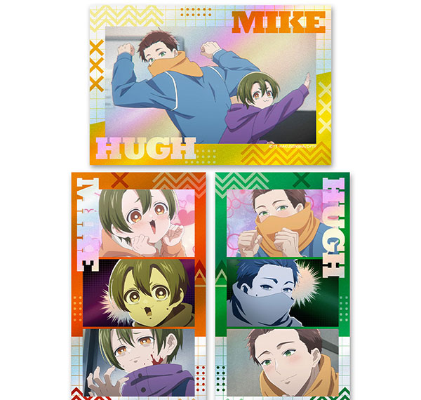 Diomedea Goumon Baito-kun no Nichijou Thumbnail Shiny Sticker Set Mike & Hugh