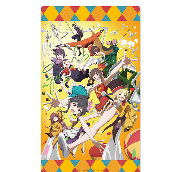 Azu Maker Grow Up Show: Sunflower Circus Character Rubber Mat Main Visual