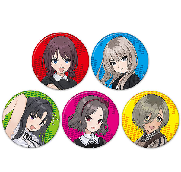 Azu Maker Anime "Girls Band Cry" Tin Badge 5pcs. Set Togenashi Togeari vol.4 Bild 1