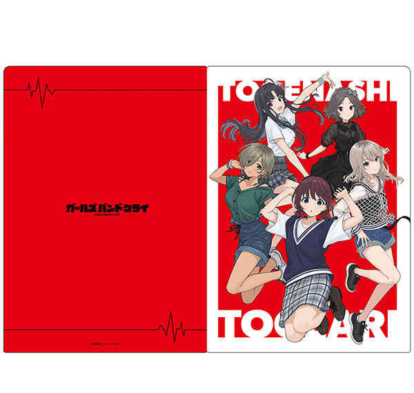 Azu Maker Anime "Girls Band Cry" Clear File Togenashi Togeari vol.3 รูปภาพ 1